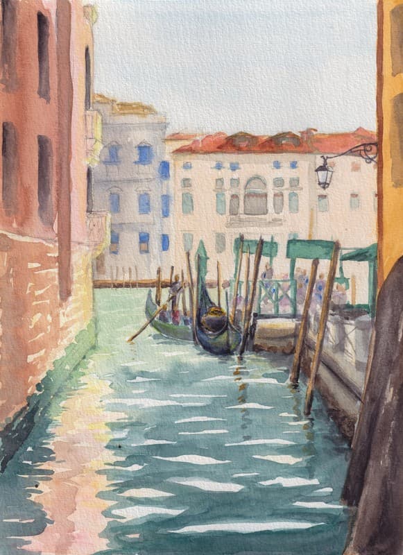 Minor Canal In Venice