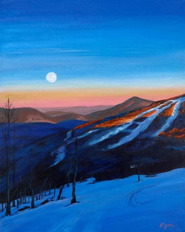 Sunset On The Wyndam Slopes