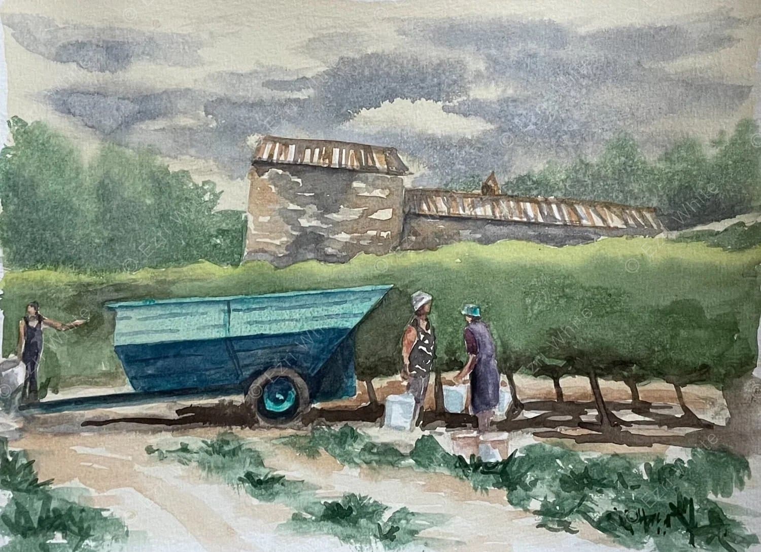 Grape Pickers