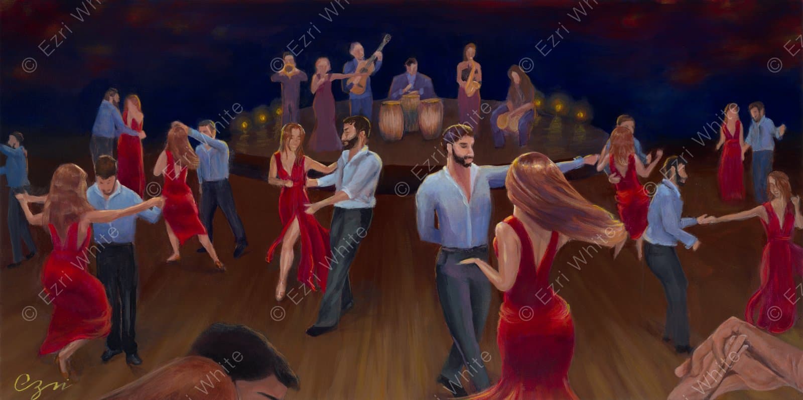 Salsa Dancers - Print