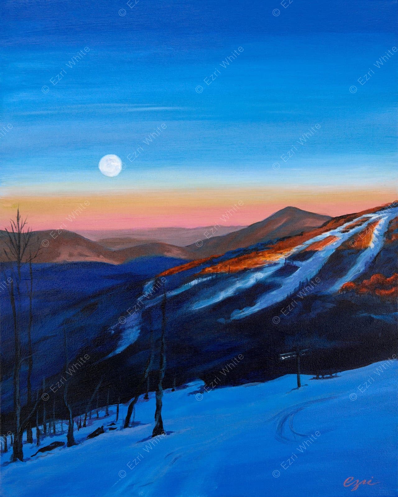 Sunset On The Wyndam Slopes